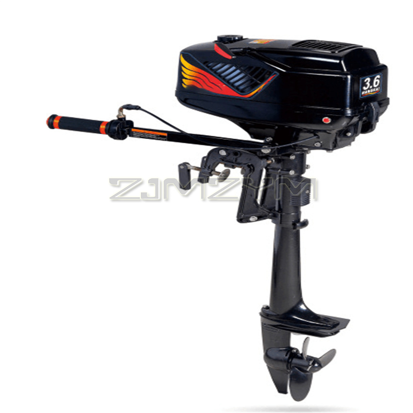 Fishing Boat Outboard Motor - 2-Takt 3,6 PS Außenbordmotor Boot wassergekühlter