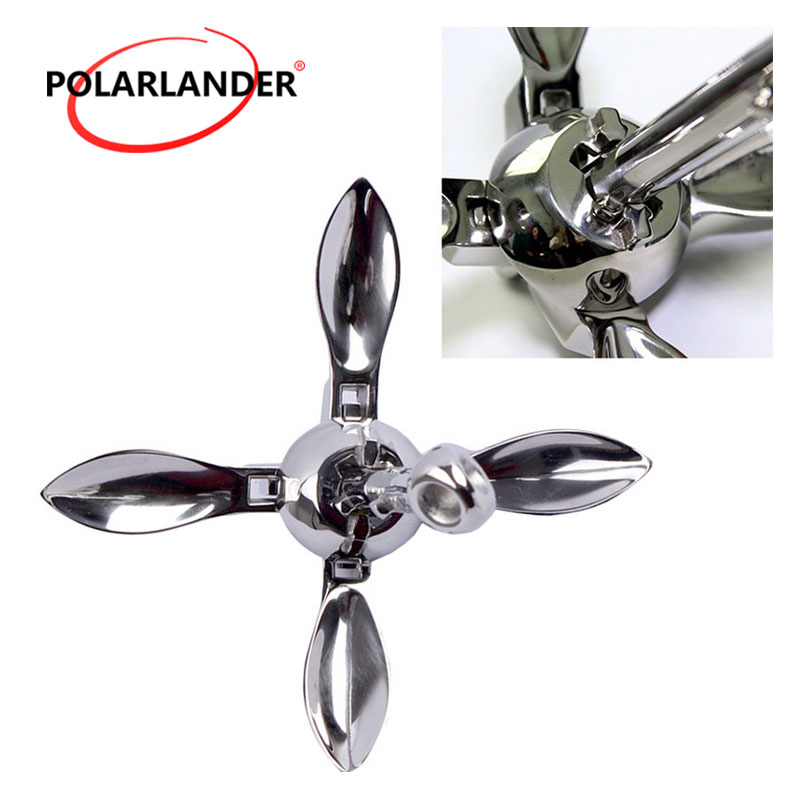 Fishing Boat Anchor - Klappbarer Grapnel-Anker für Boote, 1 Stück,
