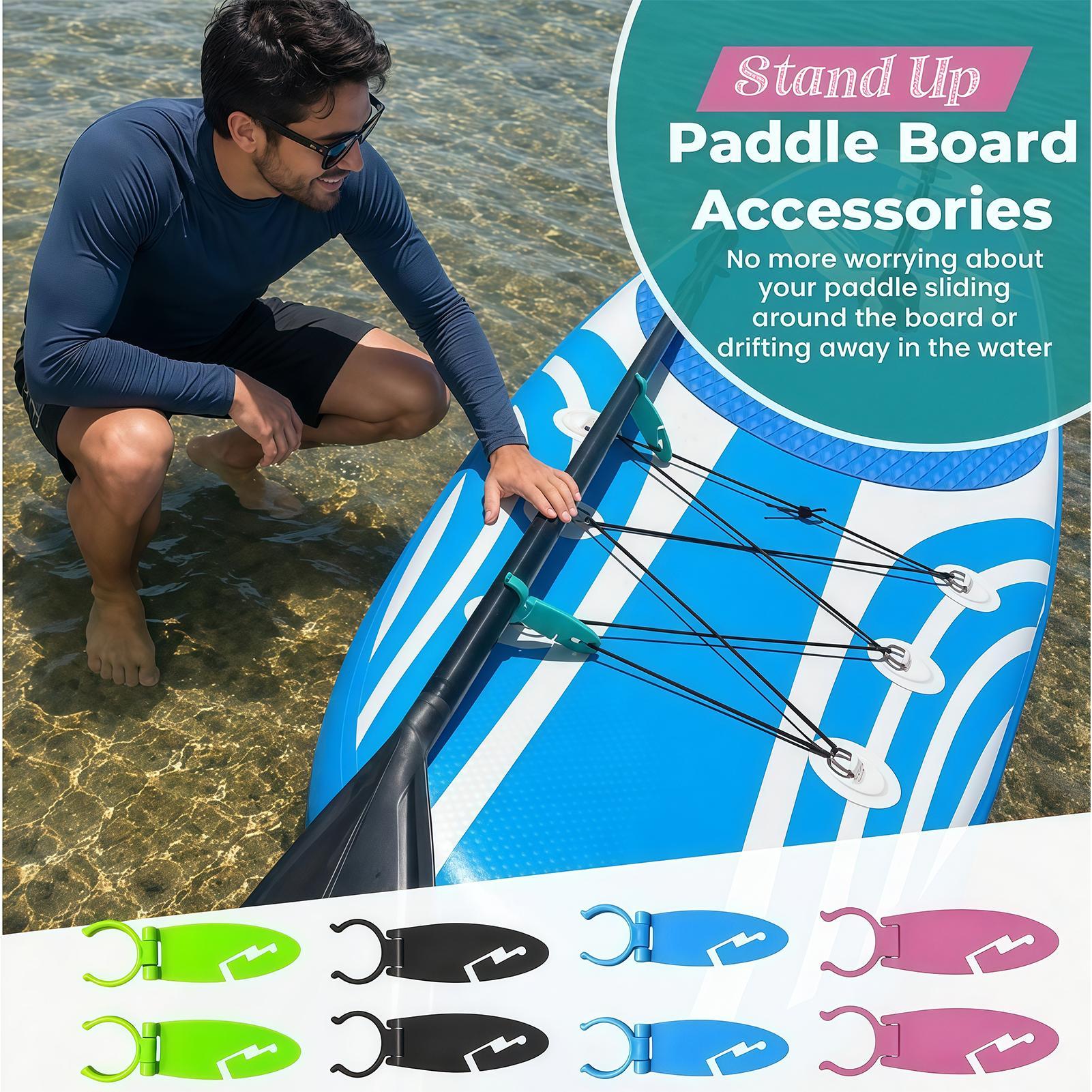 Fishing Boat Oar - 2 Stück Paddle-Board-Getränkehalter, rutschfeste Universalhalterung für
