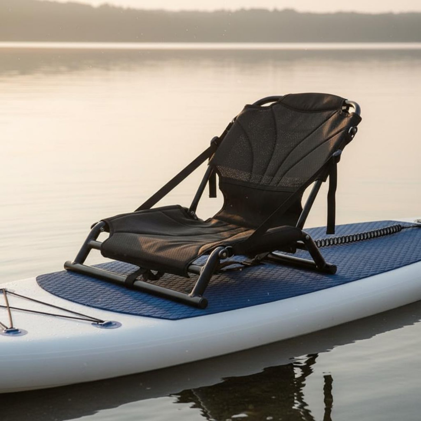 Fishing Boat Seat - Kajak-Rückenlehne mit atmungsaktivem Netzstoff, verstellbarer Angelkajak-Sitz,