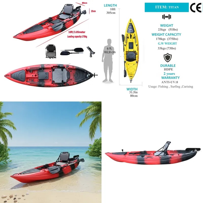 10ft Einzel-Sitz-Angelkajak mi – Fishing Boat Seat Bewertung und Preis